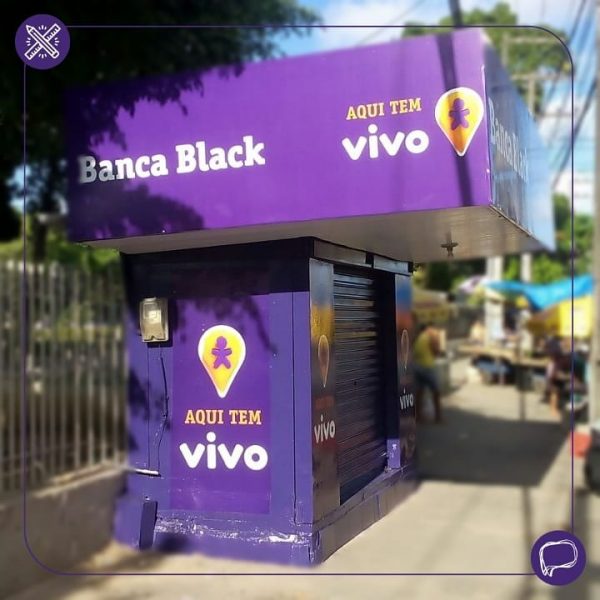 Fachada Banca Black Vivo Mestre Comunica O